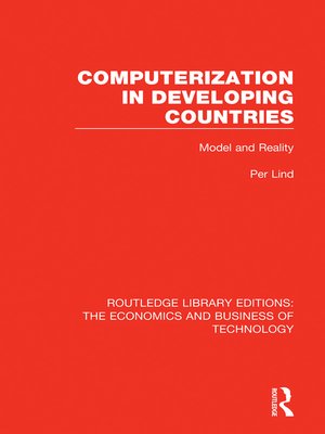 cover image of Computerization in Developing Countries